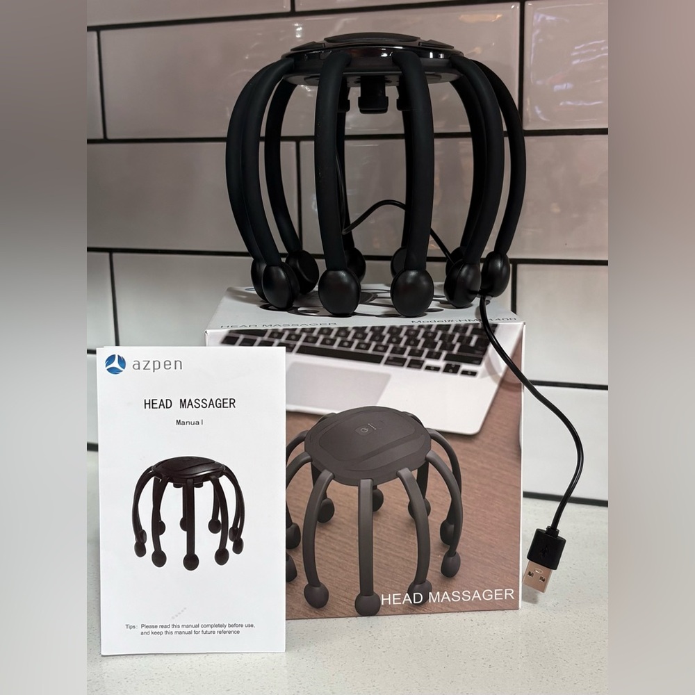 Azpen Black Head Massager with USB